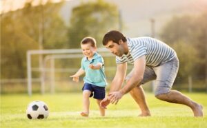 Churrasco e futebol no Dia dos Pais de Macaé