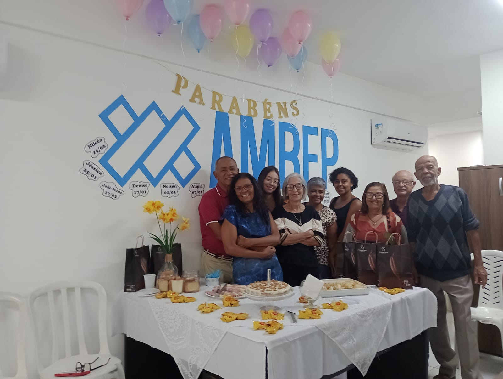 Macaé: comemoração dos aniversariantes do trimestre