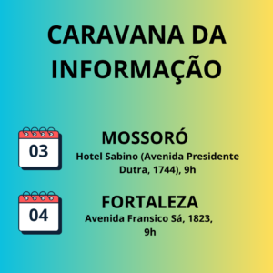 Caravana da Informação chega a Mossoró e segue para Fortaleza