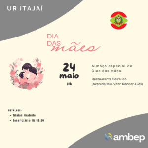 Vem aí! Dia das mães na UR Itajaí