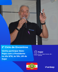 Vem aí! Bate-papo com o Presidente na UR Itajaí
