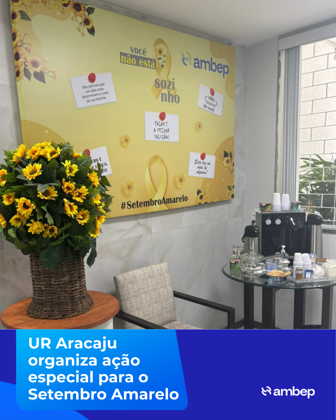 UR Aracaju organiza ação especial para o Setembro Amarelo