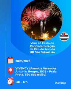Vem aí! Festa de Confraternização de Fim de Ano da UR São Sebastião