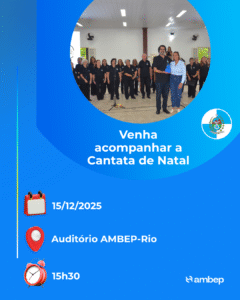 Venha acompanhar a Cantata de Natal
