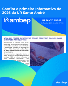 Confira o primeiro Informativo de 2026 da UR Santo André