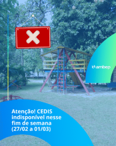 Atenção! CEDIS indisponível nesse fim de semana (27/02 a 01/03)